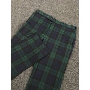 Vintage Scotland Peter MacArthur Pants Men 35x30 Woven Scotch Tartan Plaid Wool